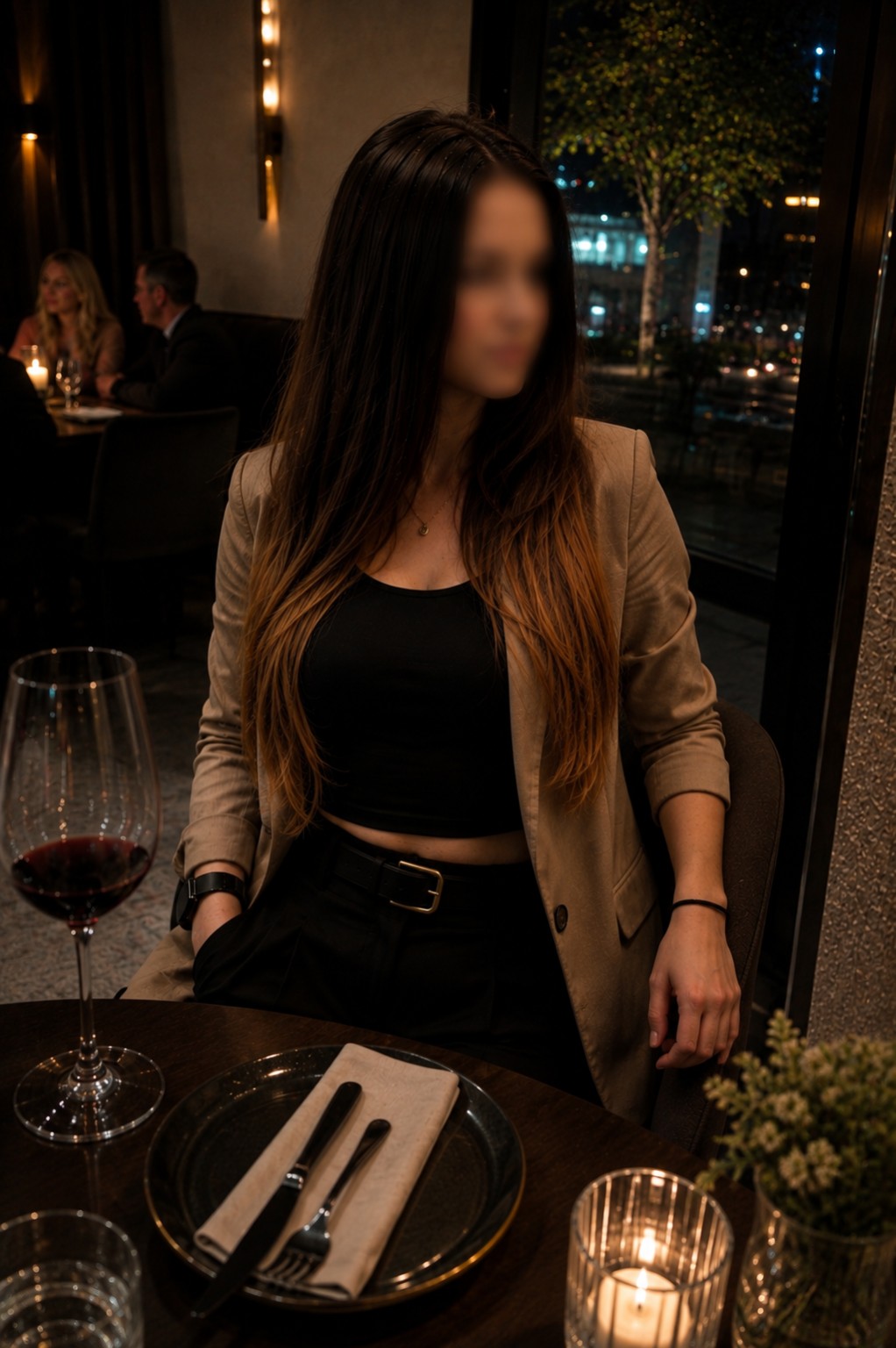 Elegant dinner setting